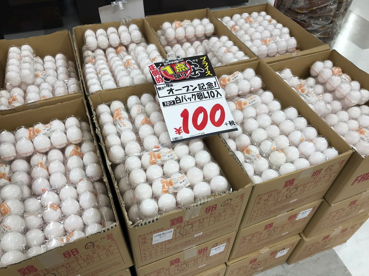 卵売り場